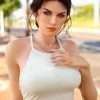 BBW Sex Doll Buxom Silicone Head Caucasian Sex Doll