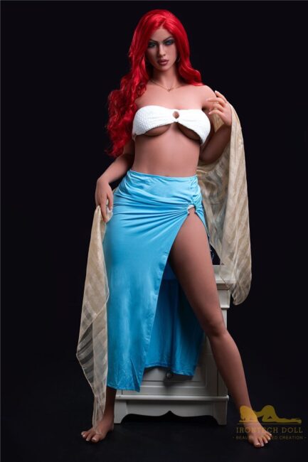 Medium Breast Sex Doll Brown RedHead TPE from Irontech Dolls -Marcia 171