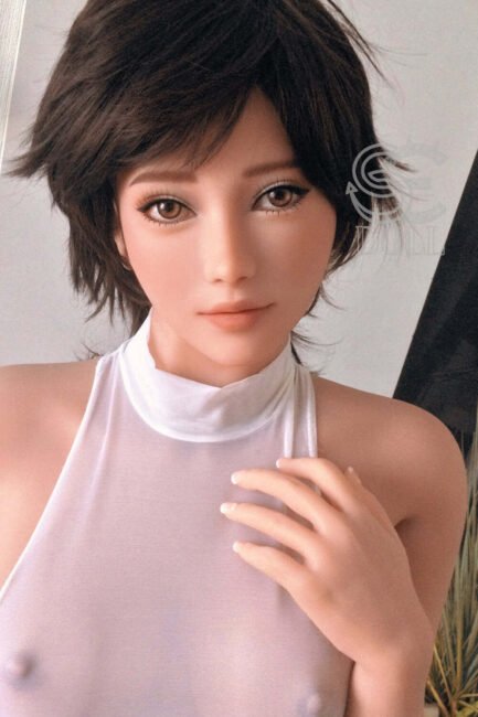 Medium Breast Sex Doll Brown Hair Tanned TPE from SE Dolls -Jean 163