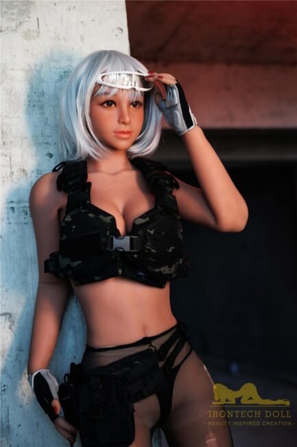 Curvy Sex Doll Brown TPE from Irontech Dolls -Miki 167