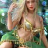 Elf Sex Doll Medium Breast Blonde Hair Blonde Tanned TPE from SE Dolls -Luis 163