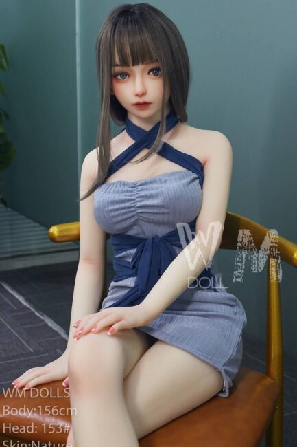 Medium Breast Sex Doll Brown Hair TPE from WM Dolls -Jaleesa 156