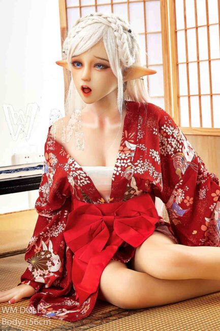 Anime Cosplay Elf Sex Doll Skinny TPE from WM Dolls -Eunika 156