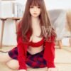 Skinny Sex Doll Brown Hair TPE from WM Dolls -Alma 156