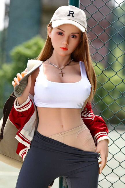 Asian Japanese Sex Doll Big Boobs Silicone Head & TPE Body from HR Dolls -Amy 155