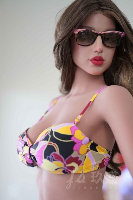 Latina Sex Doll Skinny Silicone Head & TPE Body from Jiusheng Dolls -Gina 162 - Image 4