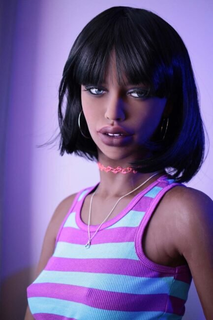 Black Sex Doll Skinny TPE from HR Dolls -Karida 166