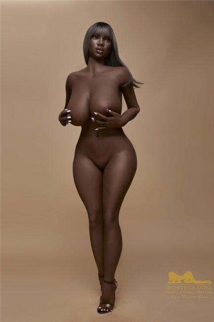 Black Sex Doll Curvy Irontech Silicone Doll Silicone from Irontech Silicone Doll -Penny 160 - Image 2