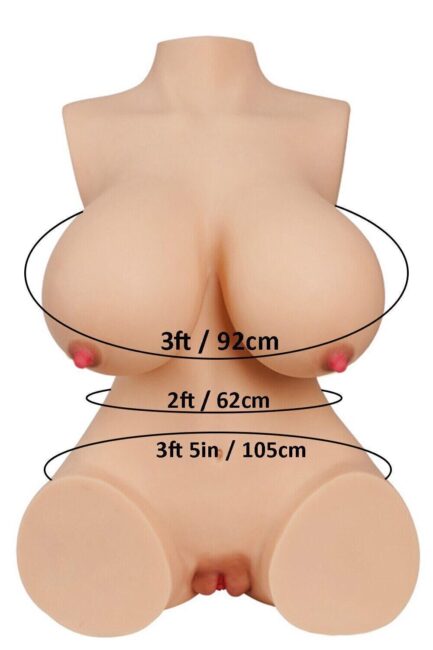 Sex Doll Torsos Big Boobs Cheap TPE from Tantaly Sex Dolls -Nicole 60 - Image 2