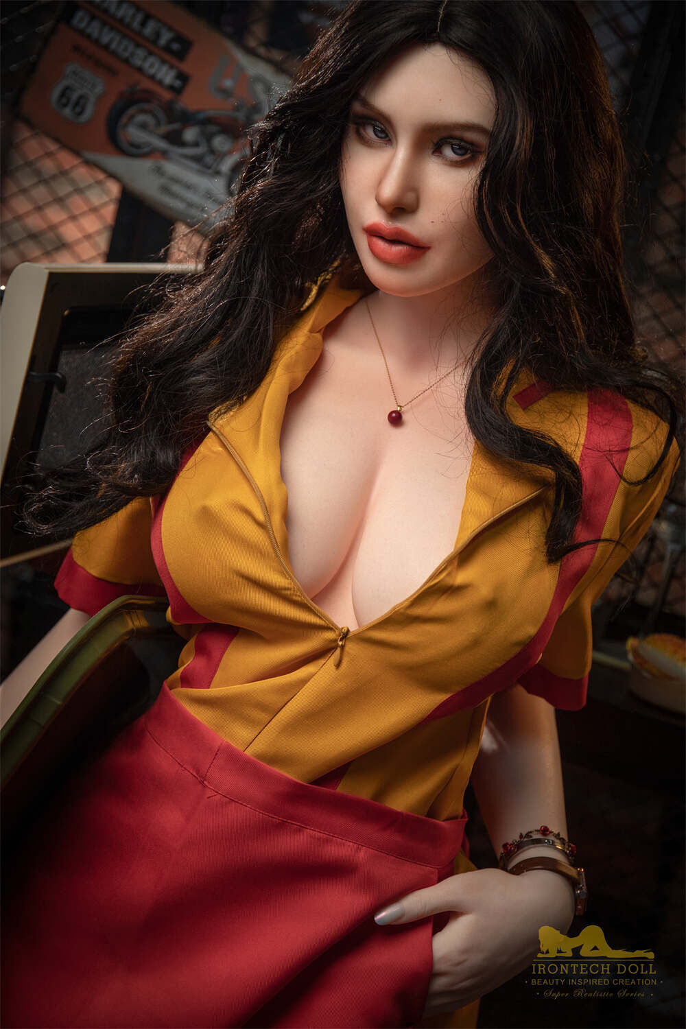 Cosplay Sex Doll Skinny Irontech Silicone Doll Silicone from Irontech Silicone Doll -Pearl 164