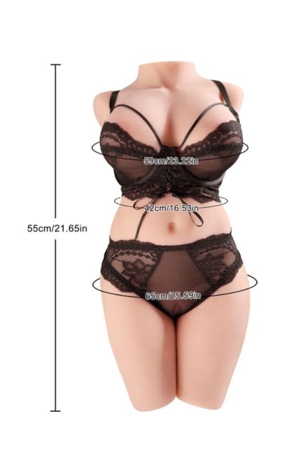 55cm/1ft10 20.3LB TPE Life-size Sex Doll Torso – Maia 2 [In Stock | US Only] - Image 2