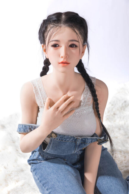 Asian Sex Doll Skinny Silicone from Sanhui Dolls -Coral 155 - Image 2