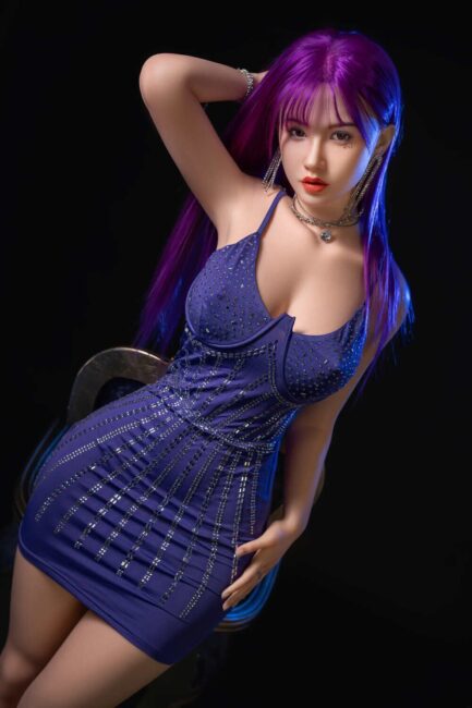 Asian Sex Doll Skinny Silicone from Orange In -Phoenix 165