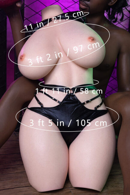 85cm/2ft9 K-cup Silicone Life-size Sex Doll Torso - Image 2