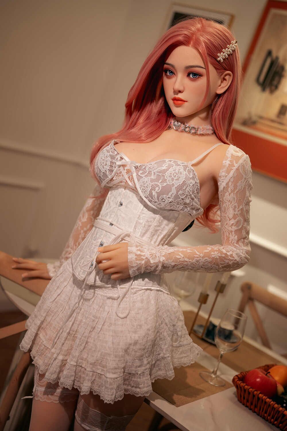 Medium Breast Sex Doll Silicone Head & TPE Body from Rosretty Sex Dolls -Penny 160