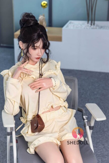 Asian Japanese Sex Doll Curvy Silicone Head & TPE Body Silicone from SHEDOLL -Ah 158 - Image 2