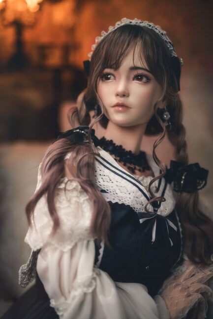 Asian Japanese Sex Doll Skinny Silicone Head & TPE Body Silicone from FUDOLL -Ziyun 150 - Image 4