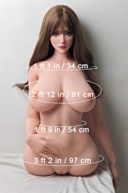 83cm/2ft9 H-cup Silicone Sex Doll Torso – Eguchi Masami - Image 2