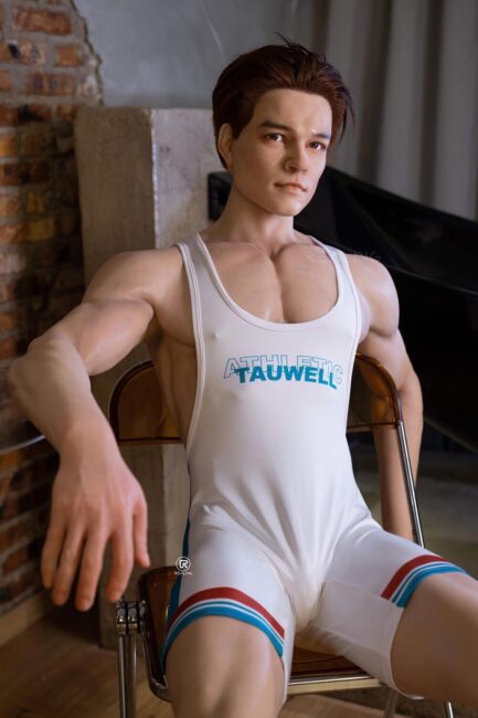 Male Sex Doll Silicone Head & TPE Body from REALING -Jesiah 175