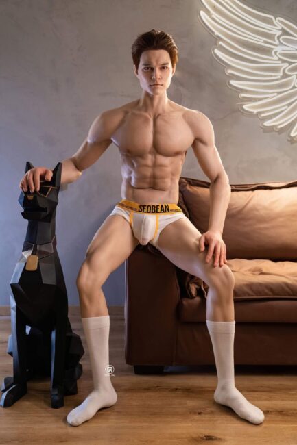 Male Sex Doll Silicone Head & TPE Body from REALING -Jesiah 175 - Image 3