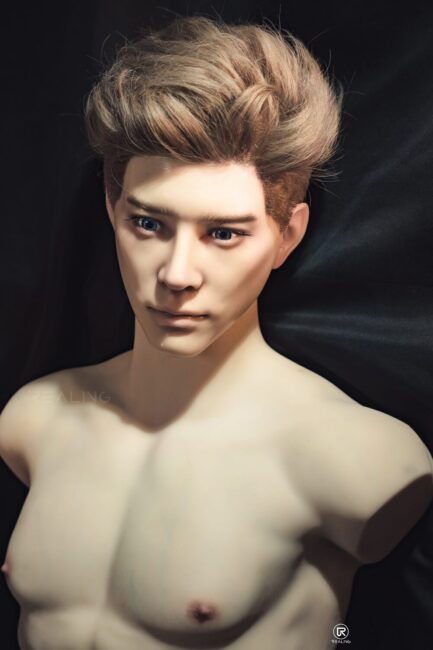 82cm/2ft8 Male Torso Silicone Head Sex Doll – Ronin - Image 3