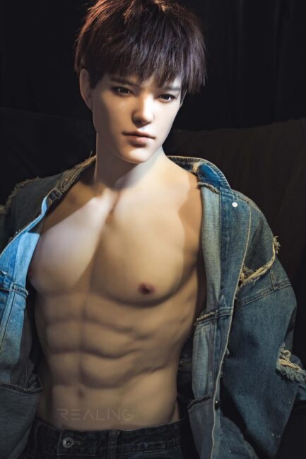 82cm/2ft8 Male Torso Silicone Head Sex Doll – Leonardo