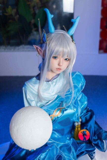 Asian Cosplay Japanese Sex Doll Curvy Silicone Head & TPE Body Silicone from SHEDOLL -Ailin 148 - Image 3