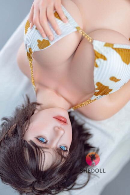 Asian Japanese Sex Doll Curvy Silicone Head & TPE Body Silicone from SHEDOLL -Tasha 163 - Image 3