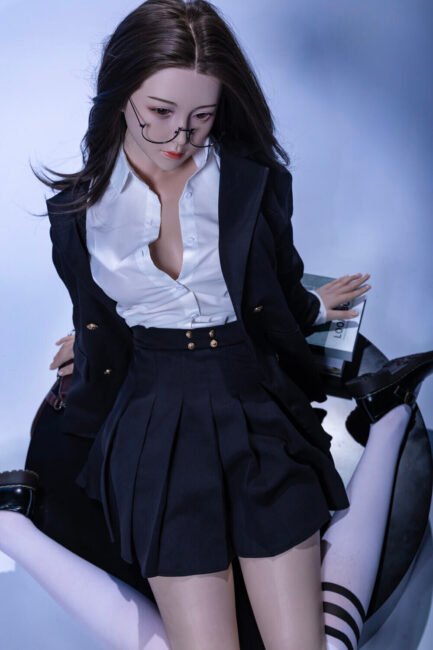 Asian Sex Doll Curvy Silicone Head & TPE Body Silicone from XY Dolls -Marina 168