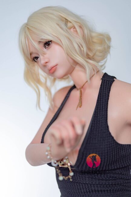 Asian Sex Doll Medium Breast Silicone Head & TPE Body Silicone from SHEDOLL -Qiangwei 158 - Image 2