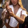 Skinny Sex Doll Silicone Head & TPE Body from Irontech Doll -Veronica 162
