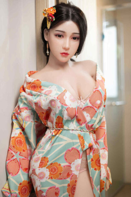 Asian Japanese Sex Doll Big Boobs Silicone Head & TPE Body from Aibei Dolls -Annette 158 - Image 4