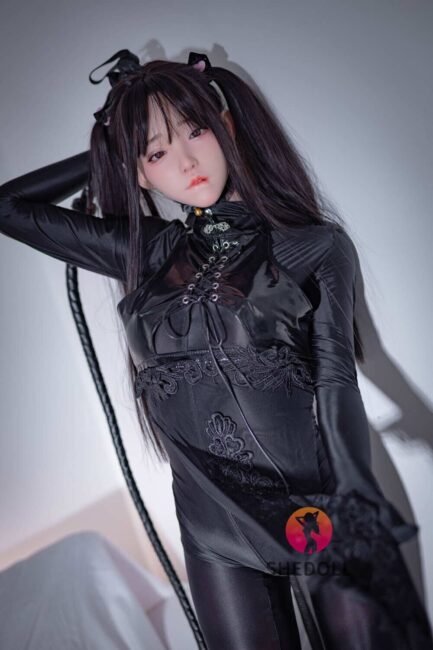 Asian Japanese Sex Doll MILF Silicone Head & TPE Body Silicone from SHEDOLL -Chuyu 158