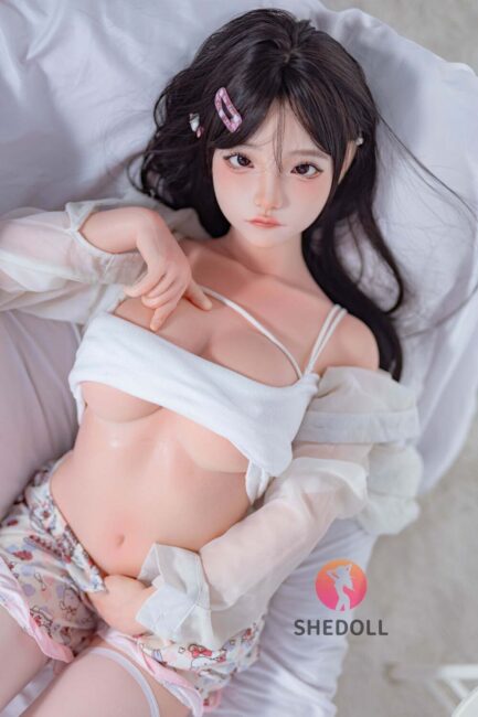 Asian Japanese Sex Doll Medium Breast Silicone Head & TPE Body Silicone from SHEDOLL -Luoyi 148