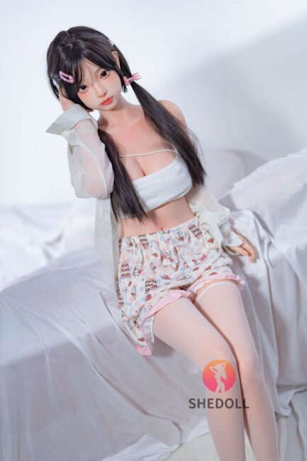 Asian Japanese Sex Doll Medium Breast Silicone Head & TPE Body Silicone from SHEDOLL -Luoyi 148 - Image 2