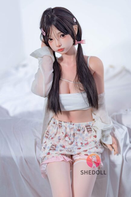Asian Japanese Sex Doll Medium Breast Silicone Head & TPE Body Silicone from SHEDOLL -Luoyi 148 - Image 3