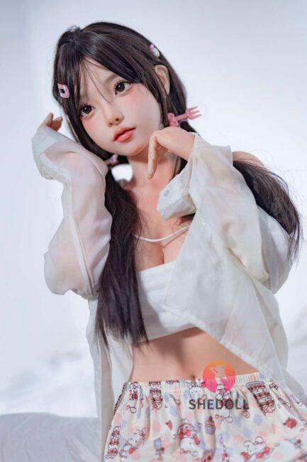 Asian Japanese Sex Doll Medium Breast Silicone Head & TPE Body Silicone from SHEDOLL -Luoyi 148 - Image 4