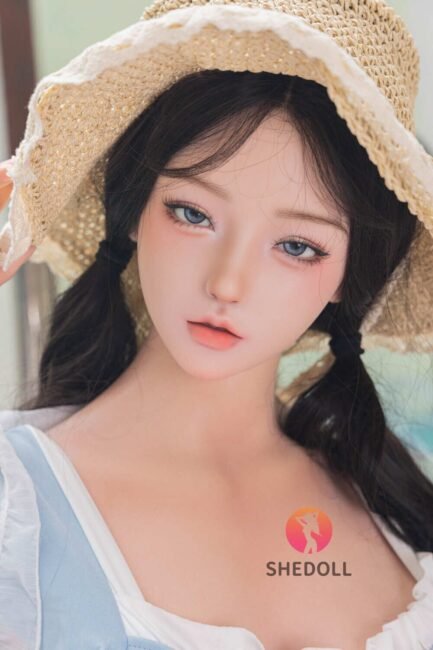 Asian Sex Doll Skinny Silicone Head & TPE Body from SHEDOLL -Jiang 165 - Image 3