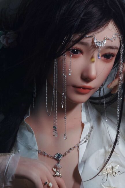 Asian Sex Doll Medium Breast Silicone Head & TPE Body from SHEDOLL -Qiang 165