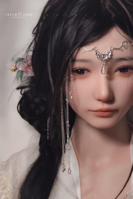 Asian Sex Doll Medium Breast Silicone Head & TPE Body from SHEDOLL -Qiang 165 - Image 2