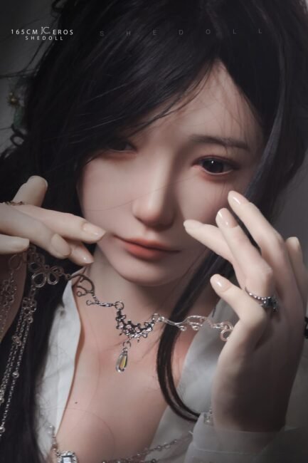 Asian Sex Doll Medium Breast Silicone Head & TPE Body from SHEDOLL -Qiang 165 - Image 3