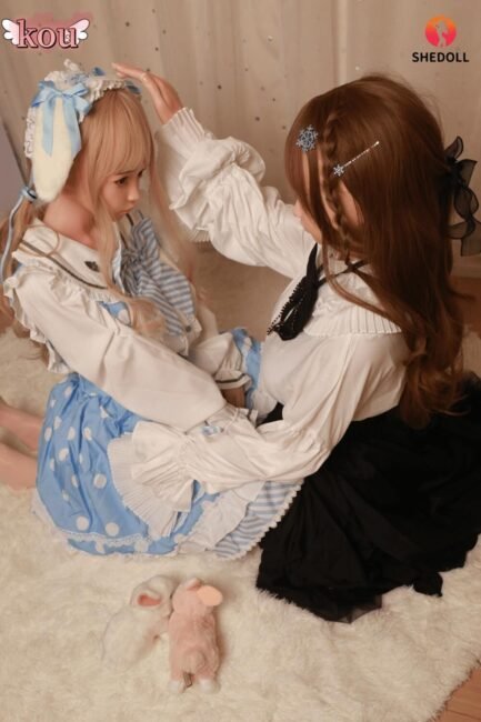 Asian Japanese Sex Doll Medium Breast Silicone Head & TPE Body Silicone from SHEDOLL -Luo 148 - Image 4