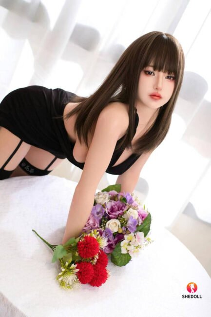 Asian Sex Doll Big Boobs Silicone Head & TPE Body Silicone from SHEDOLL -Su 163