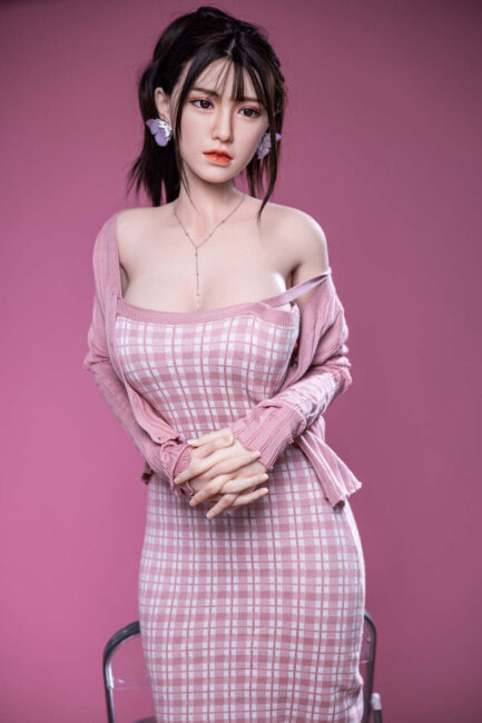 Asian Sex Doll Medium Breast Silicone Head & TPE Body from JXDOLL -Himari 170