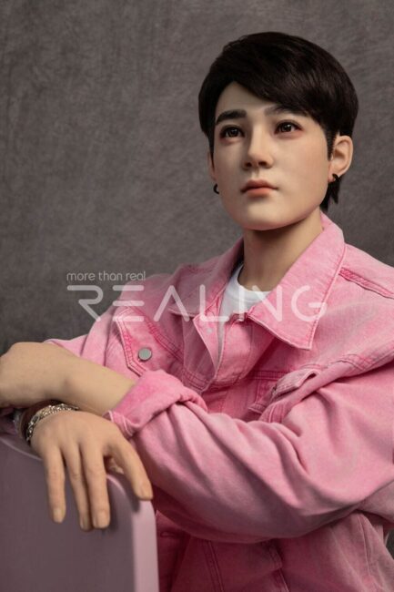 Male Sex Doll Silicone Head & TPE Body from REALING -Hua 175