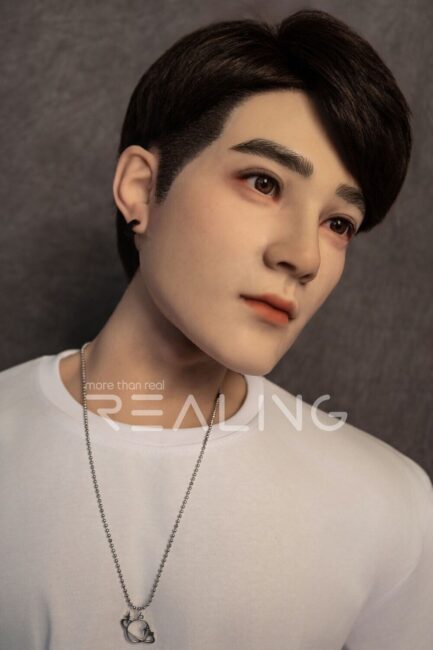 Male Sex Doll Silicone Head & TPE Body from REALING -Hua 175 - Image 3