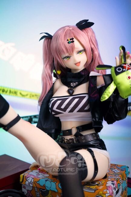 Anime Sex Doll Curvy Silicone Head & TPE Body Silicone TPE from Aotume Dolls -Nico 155