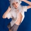 Anime Asian Cosplay Japanese Sex Doll Skinny Silicone from Sino Dolls -Linlin 158