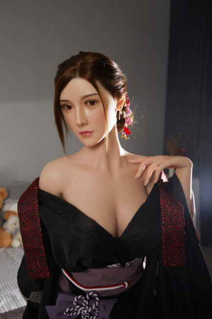 Asian Japanese Sex Doll Skinny Silicone from CST Sex Dolls -Rhodes 160