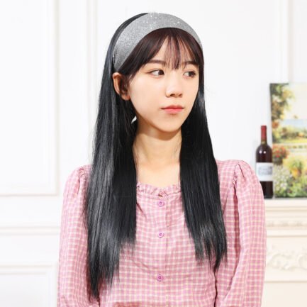 Black Straight Wig Long Hair